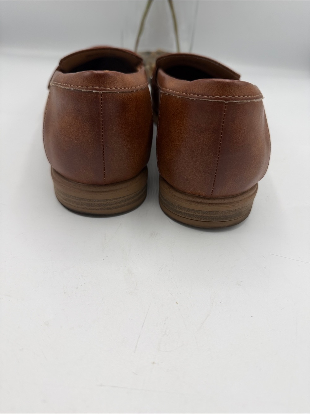 Dr. Scholl's Hello Tan Vegan Leather Penny Loafers - Picture 4 of 6